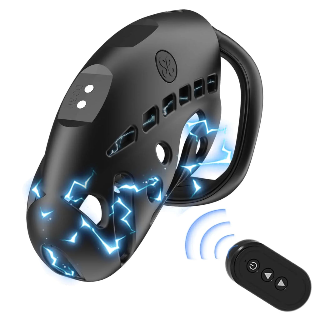 LOCKINK Sevanda Nautilus Male Chastity Cage Remote Controlled