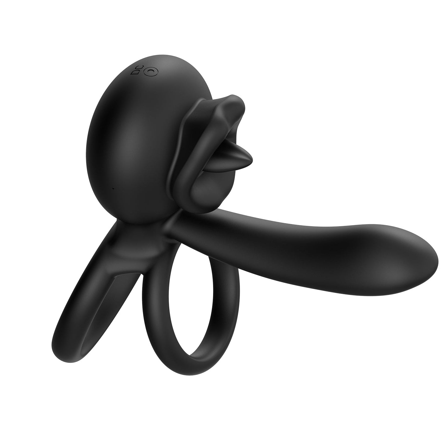 Dragon Tongue 2-in-1 Licking & Vibrating Cock Ring App Controlled